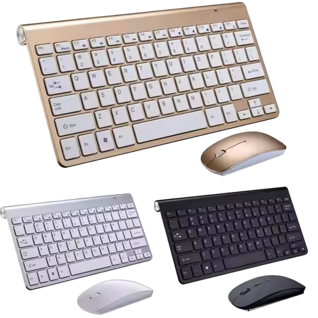 New Hot Seller Ultra Slim 2.4Ghz Wireless Waterproof Keyboard Mouse Combo for Apple Ipad Android Tablet