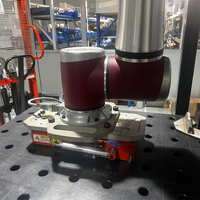 Bras de robot de soudage collaboratif à 6 axes, charge utile de 20 kg, portée de 1780 mm, construction en aluminium pour soudage automatique MIG/TIG