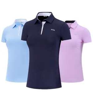 Golfbekleidung damen Sommeroberteile kurzärmeliges T-Shirt-Uniformen schnell trocknende Sportbekleidung Kleidung für Damen