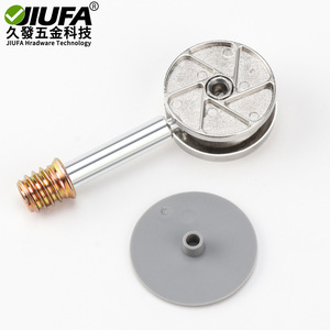 JiuFa Three-In-One Connector Zinc Alloy 30mm For <b>Cabinet</b> Furniture Assembly - Product Image 1