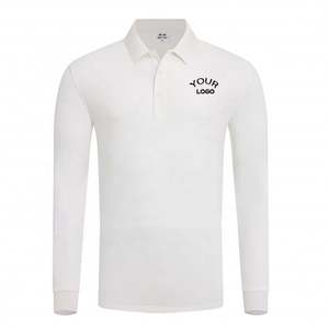 Camiseta Polo de Manga Larga con Logotipo Personalizado, Transpirable, para Trabajo, con Solapa, para Hombre - Product Image 5