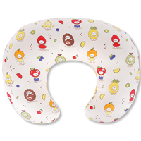Oreiller d'allaitement pour bébé avec housse en coton lavable en machine, coussin de soutien pour l'alimentation du bébé pour maman, allaitement plus facile