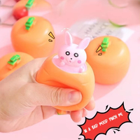Squeeze Carotte Lapin Squeeze Tasse Poche Petit Animal Squeeze Fun Décompression Jouet Sensoriel Caractéristique Squishy Produit
