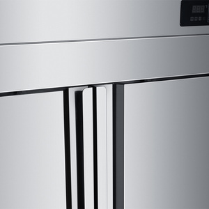 Congelador Vertical de Acero Inoxidable de <span class=keywords><strong>4</strong></span> Puertas, Una Sola Temperatura, Enfriamiento por Aire, Control Digital, Descongelación Automática, 5 Estrellas de Eficiencia Energética - Product Image 2