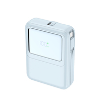2025 Neuheiten Powerbank mit Schnellladung 10000mAh Mini Kabellos 15W Magnetisch LED Digital-Display Powerbank mit Kabel