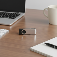 Flash Drive USB 2.0 Baru 10MB/s Baca 4-13MB/s Kecepatan Tulis FD1003 Logo Kustom 128MB-64GB Multiwarna Garansi 2 Tahun Metal+Plastik