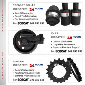 Детали ходовой части E45 <span class=keywords><strong>E50</strong></span> E55, передний колесный ролик для мини-экскаватора Bobcat - Product Image 3