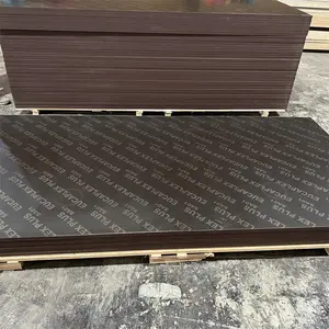 Brown Film Faced Poplar Polywood/18mm Film Faced Plywood for Construction 125CMX250CM