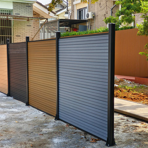 Wholesale Easy Installation Soild Plastic Wood Composite WPC Wpc Fencing for Garden