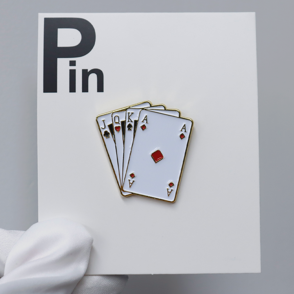 playing cards pin