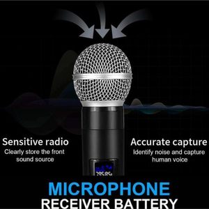 Professional 2.4g Handheld <b>Wireless</b> Dynamic <b>Mic</b> Stage Performance Vlogging <b>Wireless</b> Karaoke Microphone for Church - Product Image 2