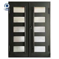 Puerta de Acero Inoxidable y Fibra de Vidrio Resistente al Agua Prima, Diseño Contemporáneo, Puerta Exterior Comercial para Proyectos Económicos, 5 Años de Garantía