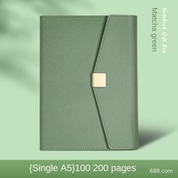 Carnet A3 personnalisé haute qualité, 80 feuilles, coffret cadeau, impression logo entreprise pratique, couverture rigide en cuir PU à trois volets pour clients