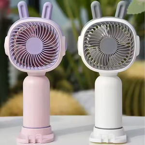 Nuevo Diseño, Lindo Ventilador de Mano Recargable por USB, de Tres Velocidades, con Batería, Mini Ventilador Portátil para Uso en Exteriores y en el Hogar - Product Image 4