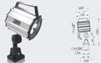 Lampe de travail flexible à bras court fabriquée en usine ONN M1 avec interrupteur IP65 35 °   Angle de faisceau AC/DC 5W/7.5W