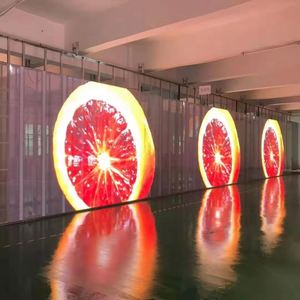 Quảng cáo trong nhà trong suốt Màn hình LED P3.91-7.82 video tường kính cửa sổ Rèm hiển thị kỹ thuật số Poster trong nhà LED ma trận - Product Image 4