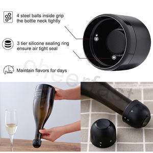 Tapón de champán sellado fresco, suministros de vino tinto a prueba de fugas <span class=keywords><strong>para</strong></span> fiesta, con cierre giratorio, soporte <span class=keywords><strong>para</strong></span> muestra - Product Image 4