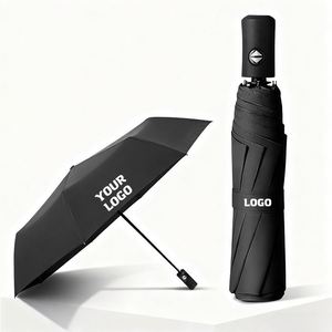 Promotion Business Gifts Custom Logo Printed Folded Automatic 2025 Three Fold Umbrella - Product Image 1