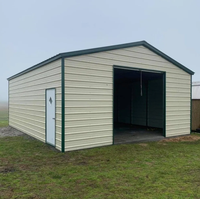 Bâtiment d'élevage préfabriqué en structure métallique pour volailles, ferme, étable, bergerie, abri pour bovins, ovins, caprins