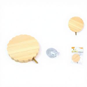 Solid Wood 8x8cm Platform for Bird and <b>Rat</b> <b>Cages</b>-Biscuits Included Bird Supplies YM0173 - Product Image 1