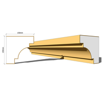 Moulures décoratives personnalisées en EPS pour fenêtres, rebords de fenêtre avec profilés Keystone anti-vieillissement, moulures de façade extérieure, remplacement de la pierre naturelle