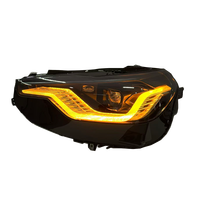 Pieza de Repuesto para Automóvil SJC para BMW Serie 2 G42, Faro Delantero LED V2 Exclusive Ahumado/Sombreado, Bicolor Blanco y Amarillo, Ensamblaje 22-26, Sistema de Iluminación