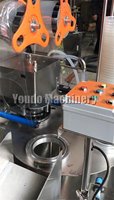 Machine de scellage de gobelets en plastique entièrement automatique, scelleuse de gobelets à grande vitesse pour gobelets en plastique et en papier