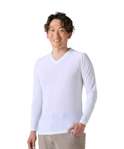 <b>Men</b> Long Sleeve Compression T <b>Shirt</b> Breathable Quick Dry Slim Fit Knitted <b>Thermal</b> With Mesh Panel - Product Image 1