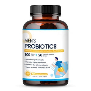 Enzimas Digestivas para Hombres OEM, Probióticos Naturales, Vitaminas Prebióticas para Adultos, Cápsulas de 100 Mil Millones de UFC para Hombres, Cápsulas de Probióticos - Product Image 5