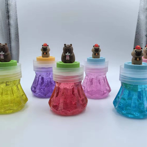 Kit de Slime de Cristal con 6 Piezas de Slime Elástico Antiadherente con Diamantes Brillantes y Juguetes de Capibara - Product Image 1