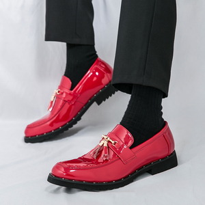 Dernier modèle de mocassins à pampilles, chaussures habillées pour affaires, mariages et occasions décontractées, durables, à enfiler, vente en gros - Product Image 6