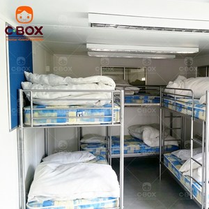 Cbox China Manufacturer 2 Story Office Modular Residential Modular Worker Camp Prefabricated Hotel Flat Pack Container House - Product Image 4