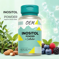 Poudre d'Inositol Instantanée OEM 57g, Nutrition Cellulaire Naturelle, Complément Alimentaire pour Adultes, Marque Privée