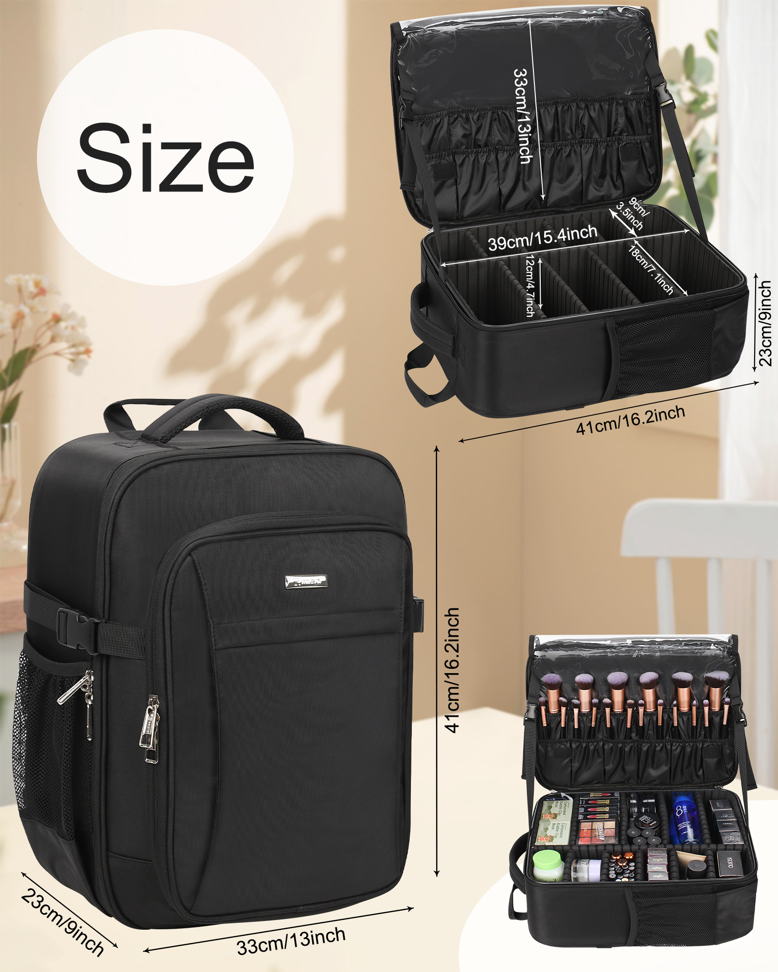 camera gear case STC Clamshell Max – Filter & Accessories Organizer Größe:54-61 CM Bike Repair Stand (Max 600D Gear Box Pro Weekend Escape 2.0