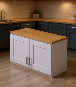 Mobile da Cucina Bianco Stile Shaker Sunique Sydney, Anta Moderna in MDF 33x18 Pollici - Product Image 2