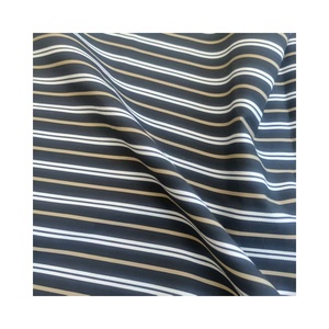 Tissu de printemps respirant à rayures fines 85% coton 15% nylon - Product Image 3