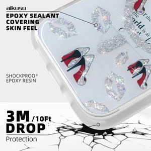 Funda Protectora para Teléfono con Carga Inalámbrica y Diseño Brillante Antichoque AIKUSU para iPhone 17 Pro 16 Pro 15 Pro Max - Product Image 2