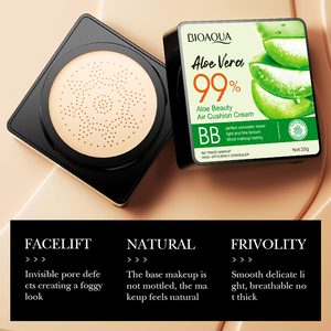Produits de maquillage BIOAQUA Cosmetics, fond de teint hydratant naturel éclaircissant, crème BB à l'aloe vera en coussin d'air - Product Image 2