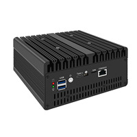 Yeni Katı Gövdeli Endüstriyel Bilgisayar 13. Nesil I7 13620H I5 13420H 10G/1G SFP 4*2.5G LAN 2*DDR5 NVMe 5G SIM Fanlı Mini PC