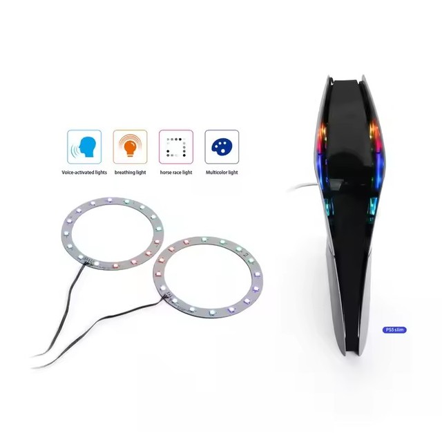 TP5-35120 Universal Decorative Light Strip for PS5 Pro / PS5 Slim /PS 5 Console Atmosphere LED Light RGB Decor