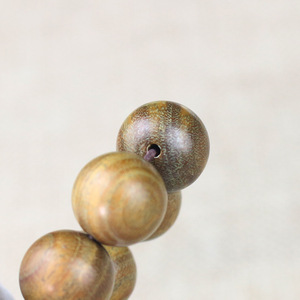 South American Green Sandalwood <b>Bracelet</b> 12Mm <b>Ball</b> Beads Fragrant Wood Ethnic Style Single Strand Jewelry For Men Women - Product Image 4