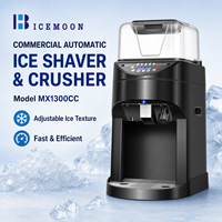 Broyeur à glace haute puissance 8 kg/min, machine à glace pilée premium, capacité de stockage 8-10 kg, broyeur et concasseur à glace automatique commercial 110-240V