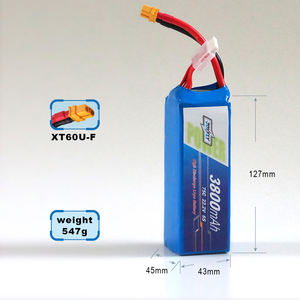 최고급 리포 배터리 3800mAh 6S 22.2V 75C 초고속 방전율 UAV FPV 드론 배터리 OEM ODM - Product Image 2