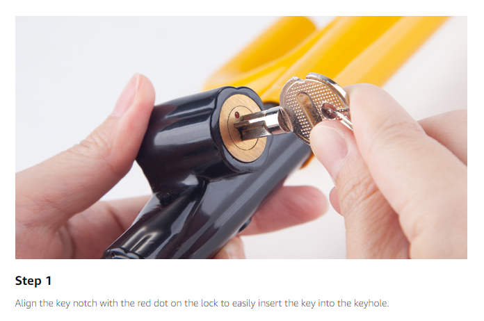 High-Quality Double Hook Twin Bar Car Steering Wheel Lock - SINOBLONG Brand | Universal Car Anti-The