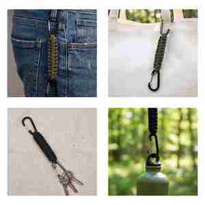 Bracelet de survie élastique Baiyuheng personnalisé en paracorde 550 pour le <span class=keywords><strong>camping</strong></span> et la randonnée - Product Image 4