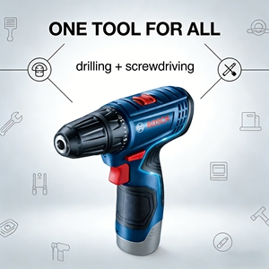 Trapano Avvitatore a Batteria <span class=keywords><strong>Bosch</strong></span> Professional GSR 120-LI 12V Multifunzione (Solo Corpo Macchina) - Product Image 1