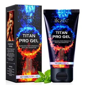 Ikzee Originele Titan Pro Gel Penis Vergroting Dikker Crème Volwassen Mannen Gezondheid Seks Zorg Titan Gel Voor Mannen Big Cock Massage Gel