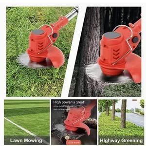 Desbrozadora Eléctrica Inalámbrica Recargable de 24V con Batería de Litio, Herramienta de Jardín DIY, Mango Telescópico Plegable, Cuchilla para Césped - Product Image 5