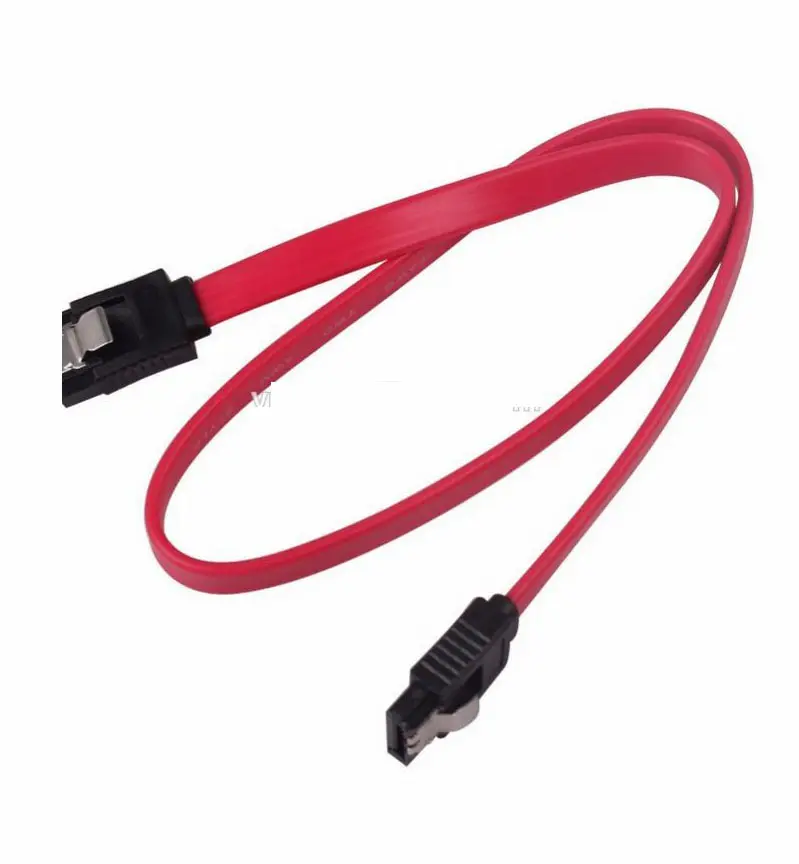 High Speed 90 degree Down Angle Flexible SATA 3.0 III 6GB/s latch type Sata Data Cable for Hard Disk Driver