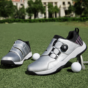<span class=keywords><strong>Chaussures</strong></span> <span class=keywords><strong>de</strong></span> <span class=keywords><strong>golf</strong></span> en cuir <span class=keywords><strong>de</strong></span> haute qualité pour hommes, caoutchouc imperméable personnalisé OEM ODM pour le <span class=keywords><strong>golf</strong></span> d'été par saison - Product Image 6